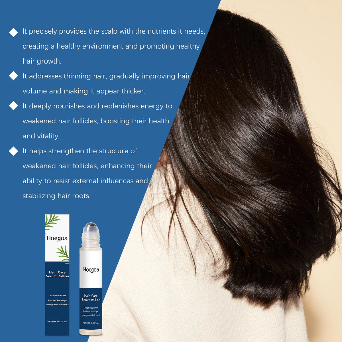 Rosemary Scalp Serum Roll-On – 25 mL | Xoratek