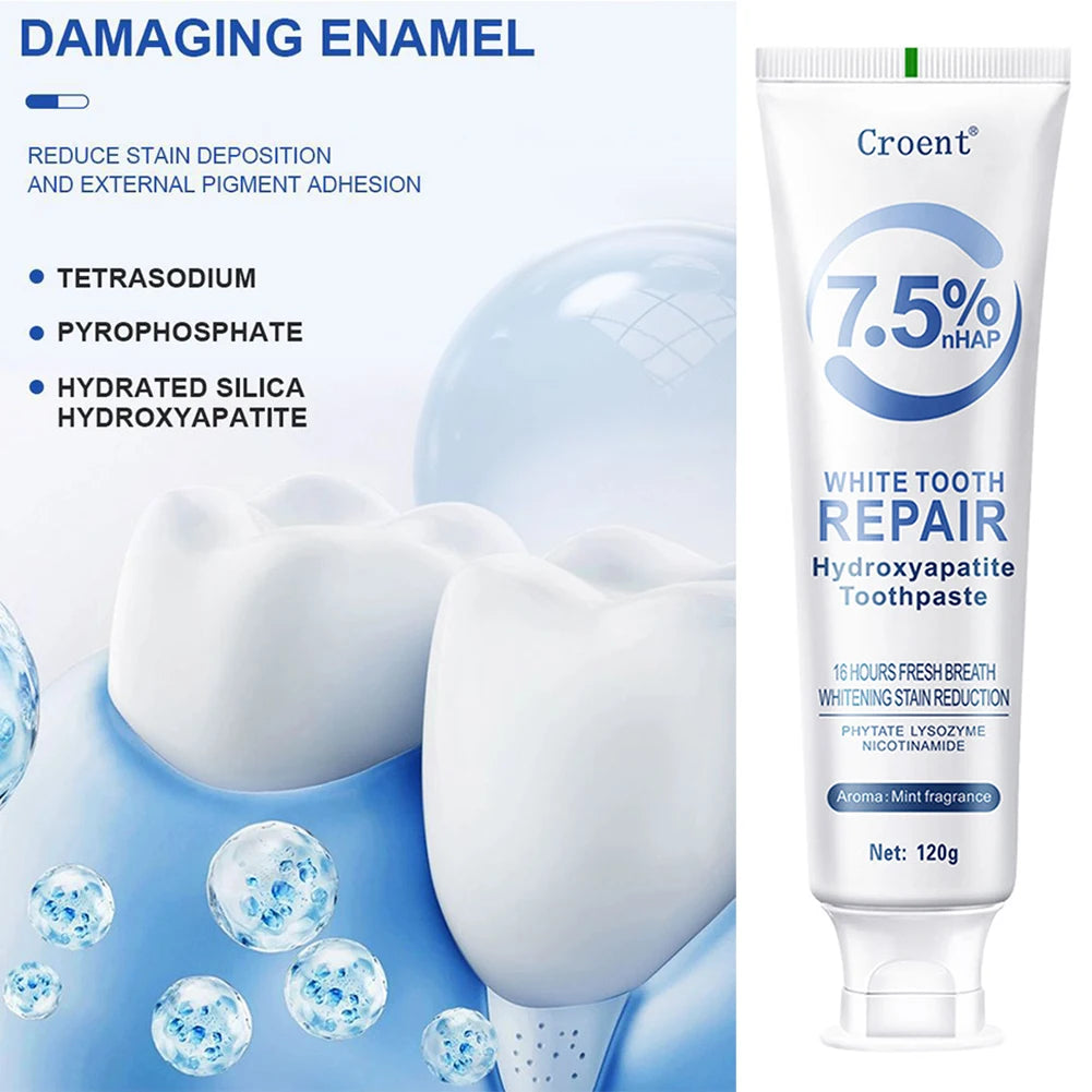 Advanced 7.5% Hydroxyapatite Toothpaste – Gentle Mint, 120g