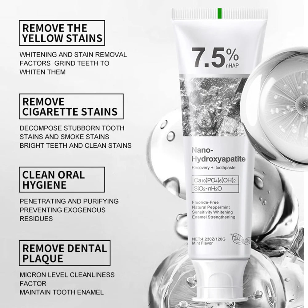 Advanced 7.5% Hydroxyapatite Toothpaste – Gentle Mint, 120g