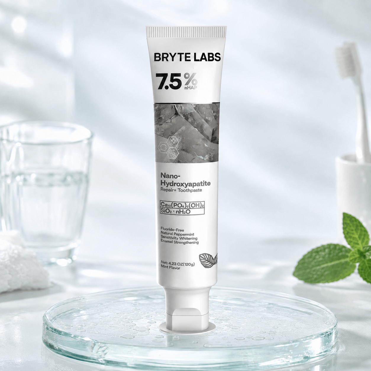 Advanced 7.5% Hydroxyapatite Toothpaste – Gentle Mint, 120g