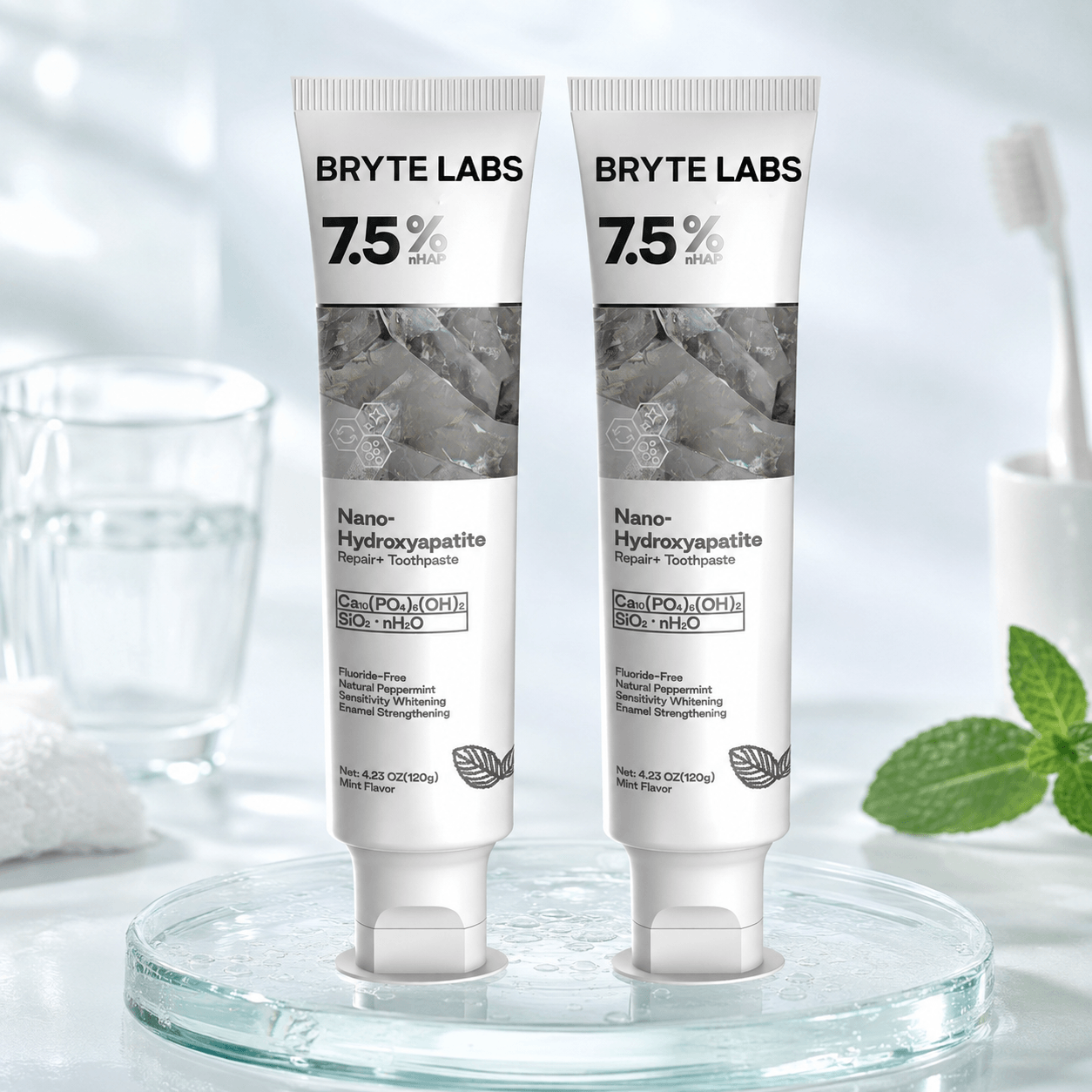 Advanced 7.5% Hydroxyapatite Toothpaste – Gentle Mint, 120g
