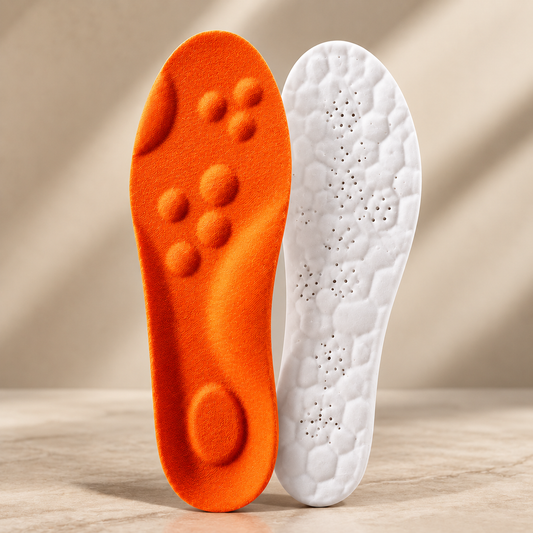 Xoratek 4D comfort insoles with cushioned arch support and shock absorption